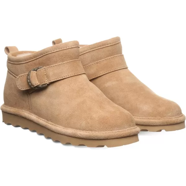 imageBEARPAW Womens Petite Boot Multiple Colors  Womens Ankle Boot  Womens Slip On Boot  Comfortable Winter BootIced Coffee
