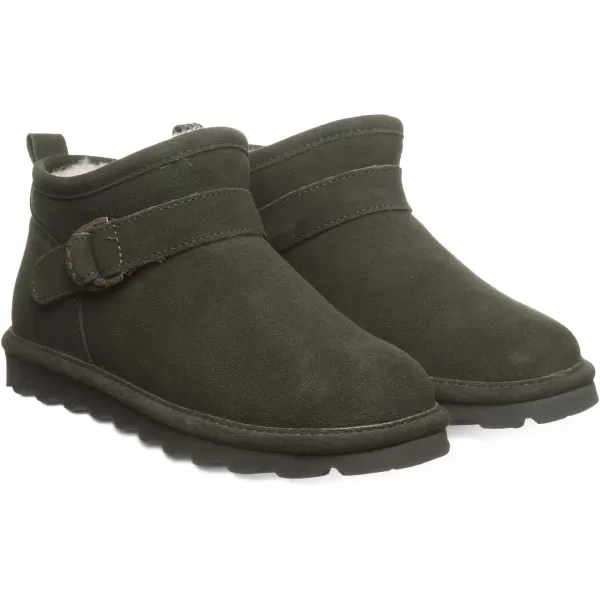 imageBEARPAW Womens Petite Boot Multiple Colors  Womens Ankle Boot  Womens Slip On Boot  Comfortable Winter BootSeaweed