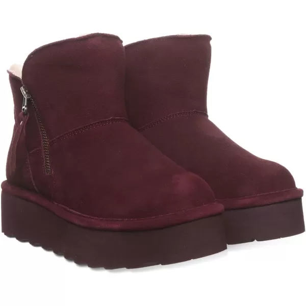 imageBEARPAW Womens Retro Maren Boot  Womens Boot Classic Suede  Womens Slip On Boot  Comfortable Winter Boot  Multiple Colors ampamp SizesEggplant