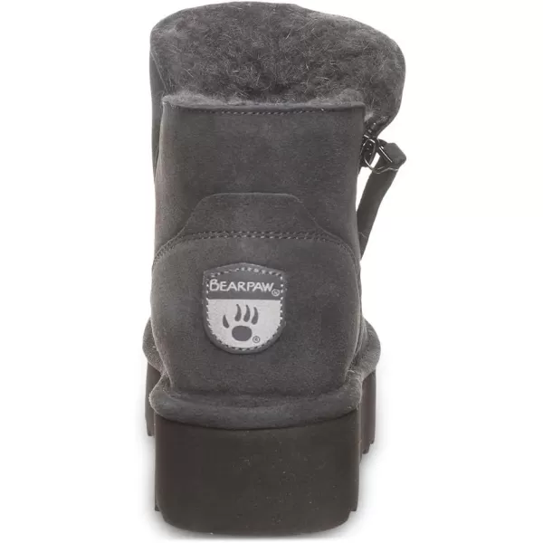 imageBEARPAW Womens Retro Maren Boot  Womens Boot Classic Suede  Womens Slip On Boot  Comfortable Winter Boot  Multiple Colors ampamp SizesGraphite