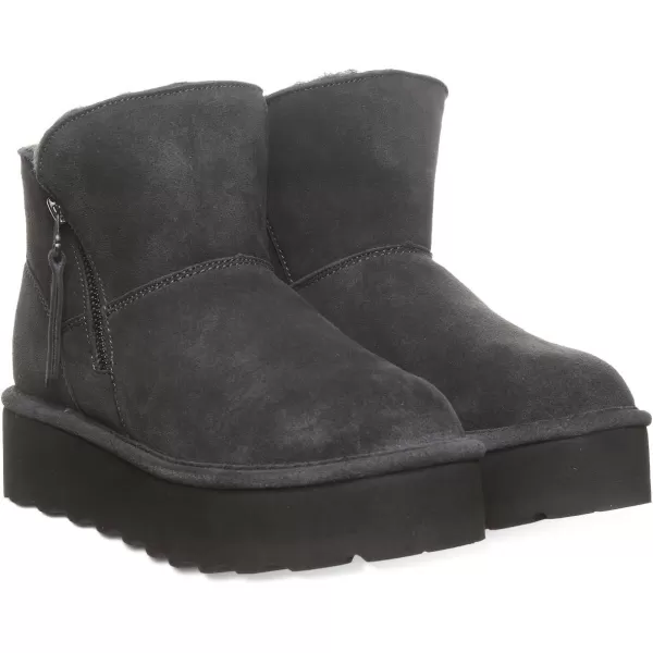 imageBEARPAW Womens Retro Maren Boot  Womens Boot Classic Suede  Womens Slip On Boot  Comfortable Winter Boot  Multiple Colors ampamp SizesGraphite