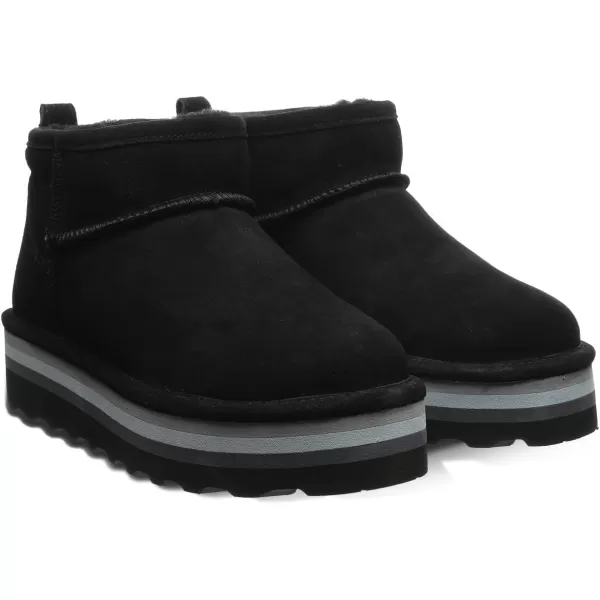 imageBEARPAW Womens Retro Shorty Boot  Womens Ankle Boot  Comfortable Winter BootBlack