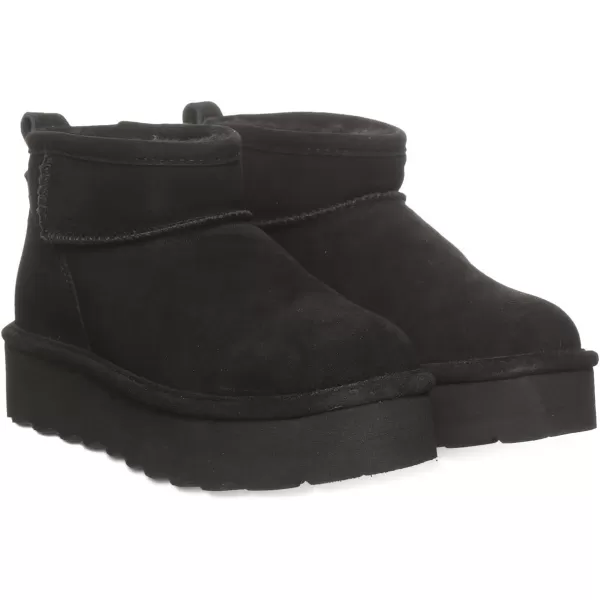 imageBEARPAW Womens Retro Shorty Boot  Womens Ankle Boot  Comfortable Winter BootBlackBlack