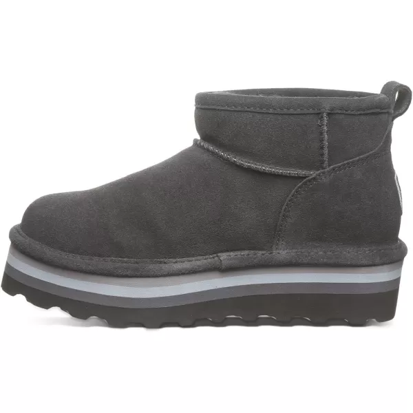 imageBEARPAW Womens Retro Shorty Boot  Womens Ankle Boot  Comfortable Winter BootGraphite