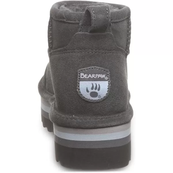 imageBEARPAW Womens Retro Shorty Boot  Womens Ankle Boot  Comfortable Winter BootGraphite