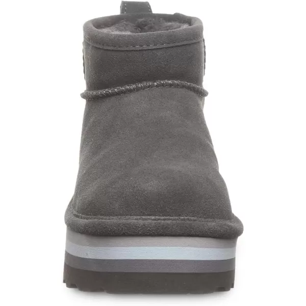 imageBEARPAW Womens Retro Shorty Boot  Womens Ankle Boot  Comfortable Winter BootGraphite