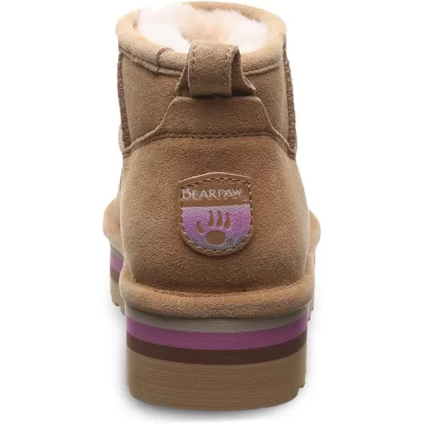 imageBEARPAW Womens Retro Shorty Boot  Womens Ankle Boot  Comfortable Winter BootIced Coffee