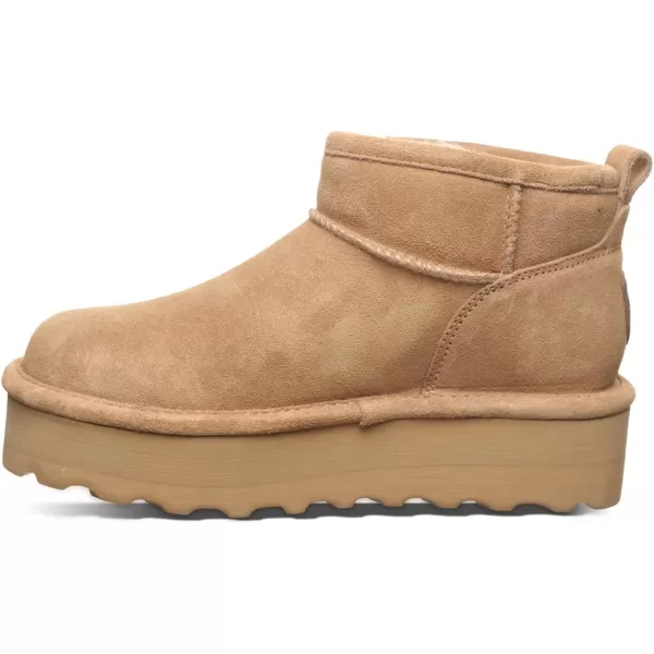 imageBEARPAW Womens Retro Shorty Boot  Womens Ankle Boot  Comfortable Winter BootIced Coffee Solid