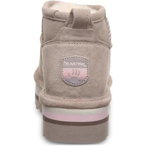 imageBEARPAW Womens Retro Shorty Boot  Womens Ankle Boot  Comfortable Winter BootStone