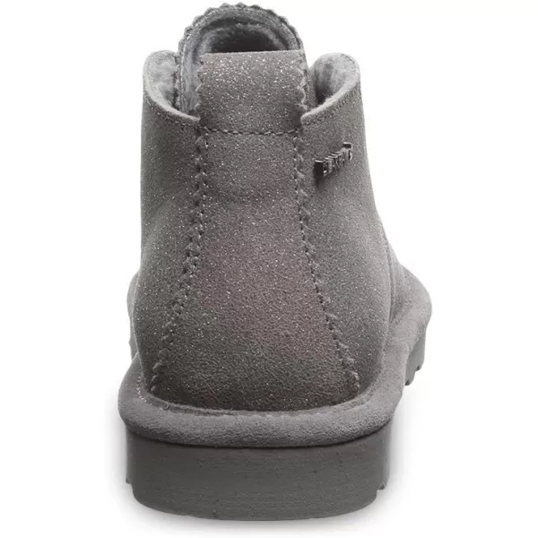 imageBEARPAW Womens Skye Multiple Colors  Womens Chukka Bootie  Womens Slip On Boot  Comfortable Winter BootGray Fog Caviar