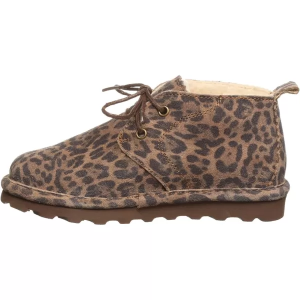 imageBEARPAW Womens Skye Multiple Colors  Womens Chukka Bootie  Womens Slip On Boot  Comfortable Winter BootLeopard