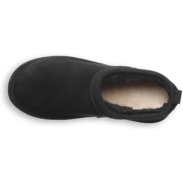 imageBEARPAW Womens Super Shorty Boot  Womens Ankle Boot  Womens Slip On Boot  Comfortable Winter Boot  Multiple Colors ampamp SizesBlack