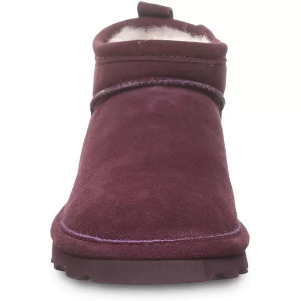 imageBEARPAW Womens Super Shorty Boot  Womens Ankle Boot  Womens Slip On Boot  Comfortable Winter Boot  Multiple Colors ampamp SizesEggplant