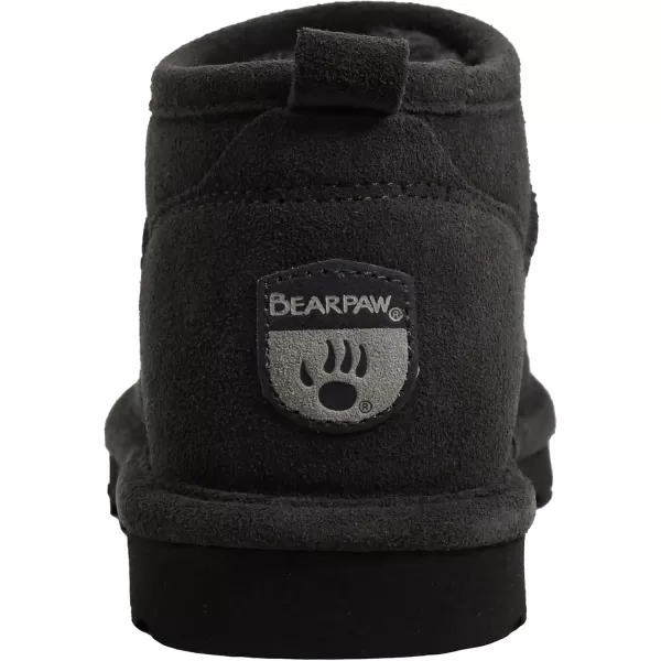 imageBEARPAW Womens Super Shorty Boot  Womens Ankle Boot  Womens Slip On Boot  Comfortable Winter Boot  Multiple Colors ampamp SizesGraphite