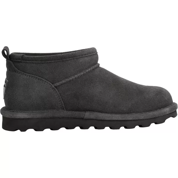 imageBEARPAW Womens Super Shorty Boot  Womens Ankle Boot  Womens Slip On Boot  Comfortable Winter Boot  Multiple Colors ampamp SizesGraphite