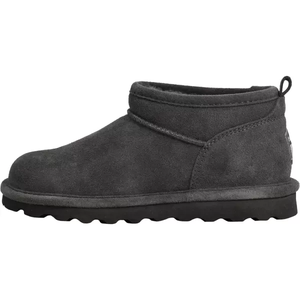 imageBEARPAW Womens Super Shorty Boot  Womens Ankle Boot  Womens Slip On Boot  Comfortable Winter Boot  Multiple Colors ampamp SizesGraphite