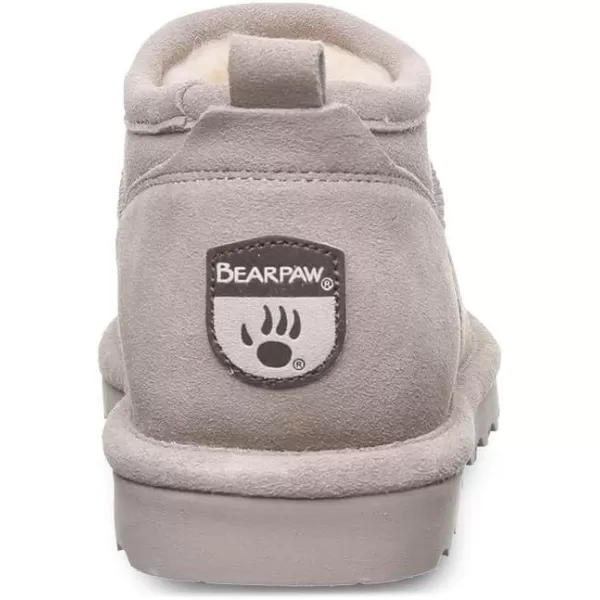 imageBEARPAW Womens Super Shorty Boot  Womens Ankle Boot  Womens Slip On Boot  Comfortable Winter Boot  Multiple Colors ampamp SizesMushroom