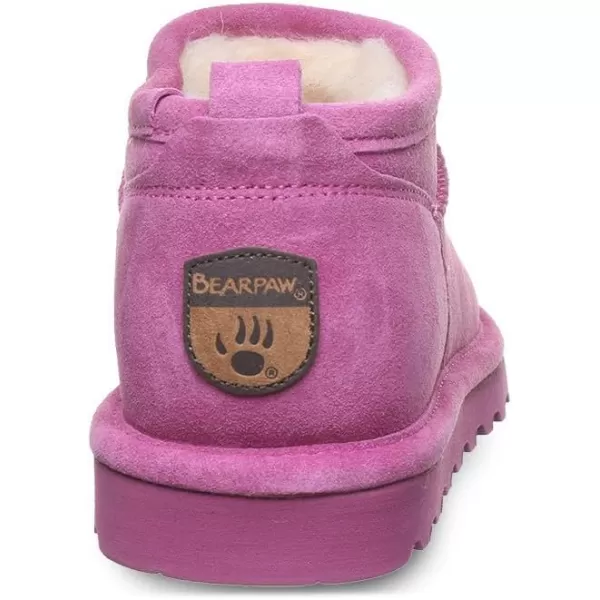 imageBEARPAW Womens Super Shorty Boot  Womens Ankle Boot  Womens Slip On Boot  Comfortable Winter Boot  Multiple Colors ampamp SizesOrchid