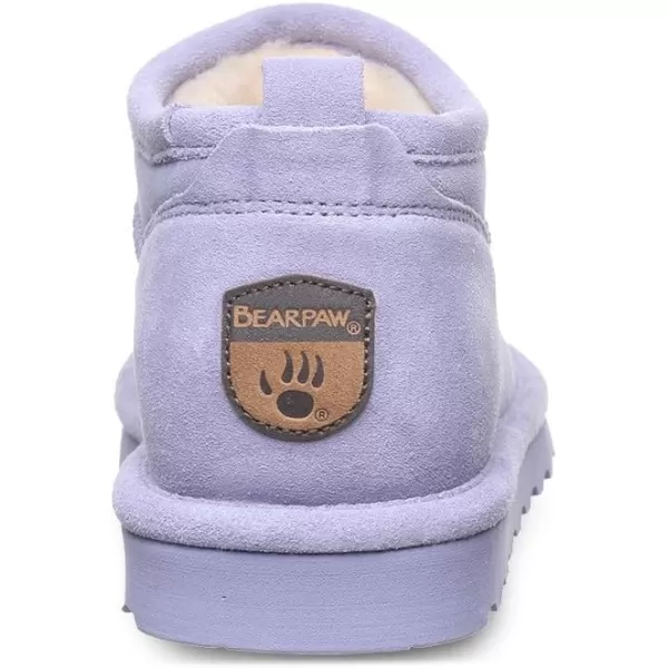 imageBEARPAW Womens Super Shorty Boot  Womens Ankle Boot  Womens Slip On Boot  Comfortable Winter Boot  Multiple Colors ampamp SizesPersian Violet