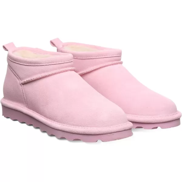 imageBEARPAW Womens Super Shorty Boot  Womens Ankle Boot  Womens Slip On Boot  Comfortable Winter Boot  Multiple Colors ampamp SizesPrism Pink