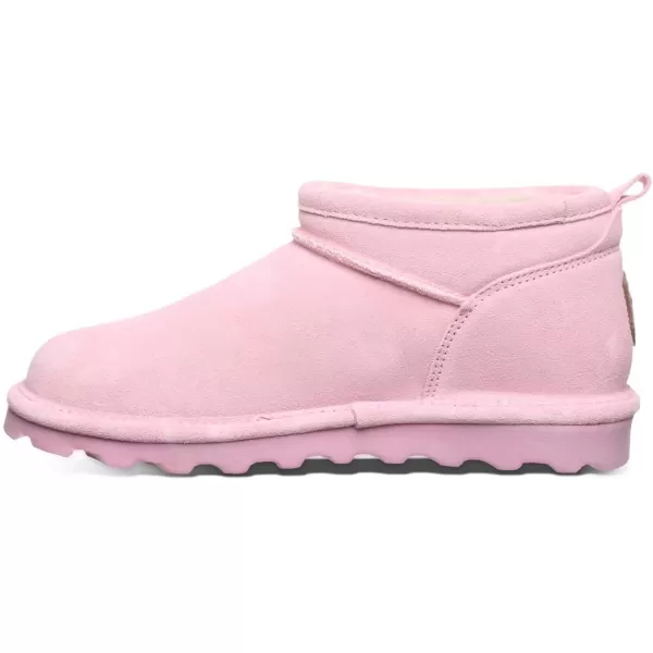 imageBEARPAW Womens Super Shorty Boot  Womens Ankle Boot  Womens Slip On Boot  Comfortable Winter Boot  Multiple Colors ampamp SizesPrism Pink
