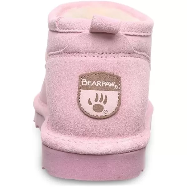 imageBEARPAW Womens Super Shorty Boot  Womens Ankle Boot  Womens Slip On Boot  Comfortable Winter Boot  Multiple Colors ampamp SizesPrism Pink
