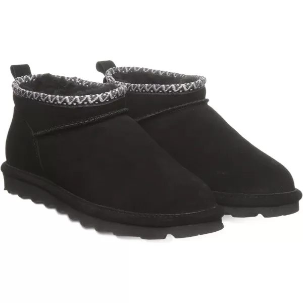 imageBEARPAW Womens Super Shorty Deco Multiple Colors  Womens Ankle Boot  Womens Slip On Boot  Comfortable Winter BootBlack Ii