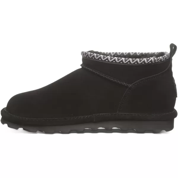 imageBEARPAW Womens Super Shorty Deco Multiple Colors  Womens Ankle Boot  Womens Slip On Boot  Comfortable Winter BootBlack Ii