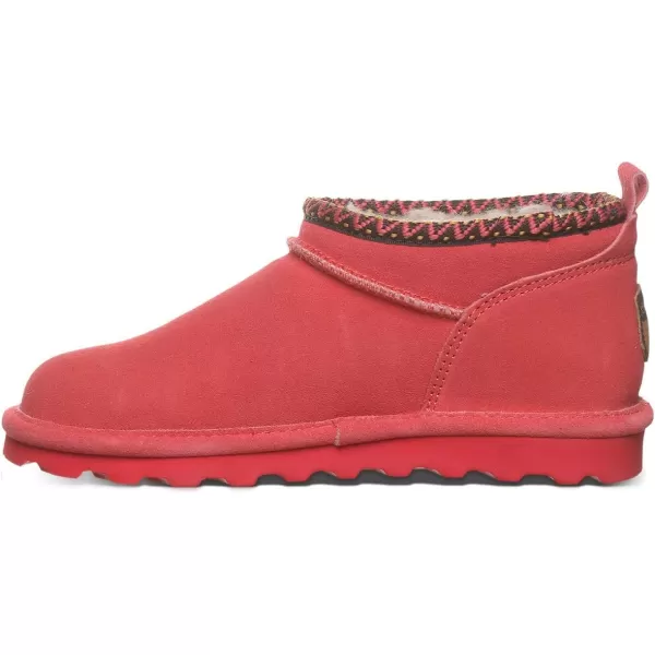 imageBEARPAW Womens Super Shorty Deco Multiple Colors  Womens Ankle Boot  Womens Slip On Boot  Comfortable Winter BootGuava