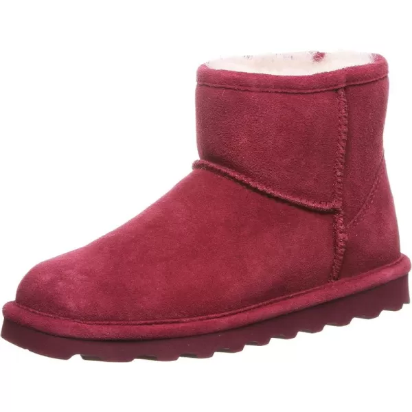 imageBEARPAW Womens Alyssa Multiple Colors  Womens Ankle Boot  Womens Slip On Boot  Comfortable Winter BootBordeaux