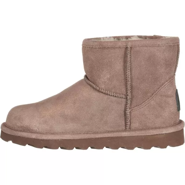 imageBEARPAW Womens Alyssa Multiple Colors  Womens Ankle Boot  Womens Slip On Boot  Comfortable Winter BootEarth Antique Glitter