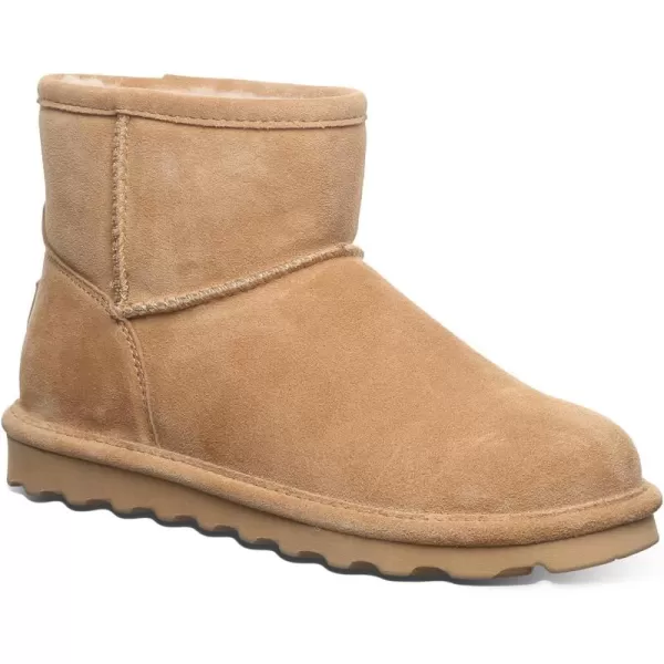 imageBEARPAW Womens Alyssa Multiple Colors  Womens Ankle Boot  Womens Slip On Boot  Comfortable Winter BootIced Coffee