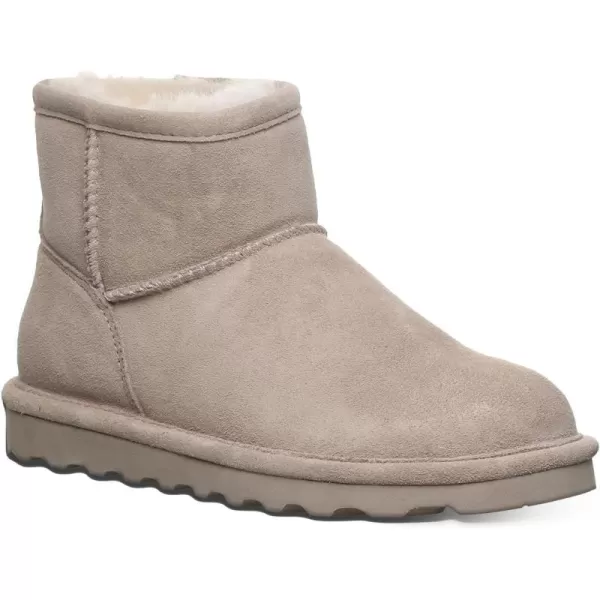 imageBEARPAW Womens Alyssa Multiple Colors  Womens Ankle Boot  Womens Slip On Boot  Comfortable Winter BootMushroom