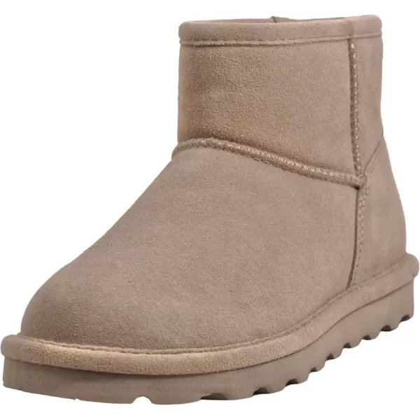 imageBEARPAW Womens Alyssa Multiple Colors  Womens Ankle Boot  Womens Slip On Boot  Comfortable Winter BootStone