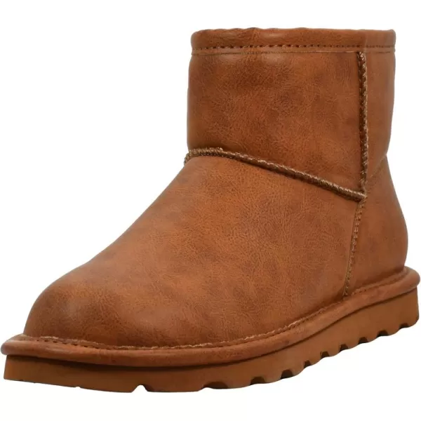 imageBEARPAW Womens Alyssa Multiple Colors  Womens Ankle Boot  Womens Slip On Boot  Comfortable Winter BootTan Smooth