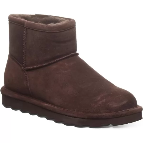 imageBEARPAW Womens Alyssa Multiple Colors  Womens Ankle Boot  Womens Slip On Boot  Comfortable Winter BootWalnut