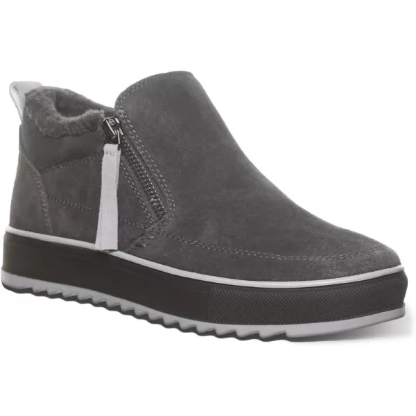 imageBEARPAW Womens Amanza Bootie  Womens Bootie Classic Suede with Zipper  Womens Shoes  Comfortable Winter Boot  Multiple Colors ampamp SizesGraphite