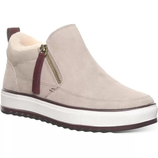 imageBEARPAW Womens Amanza Bootie  Womens Bootie Classic Suede with Zipper  Womens Shoes  Comfortable Winter Boot  Multiple Colors ampamp SizesMushroom