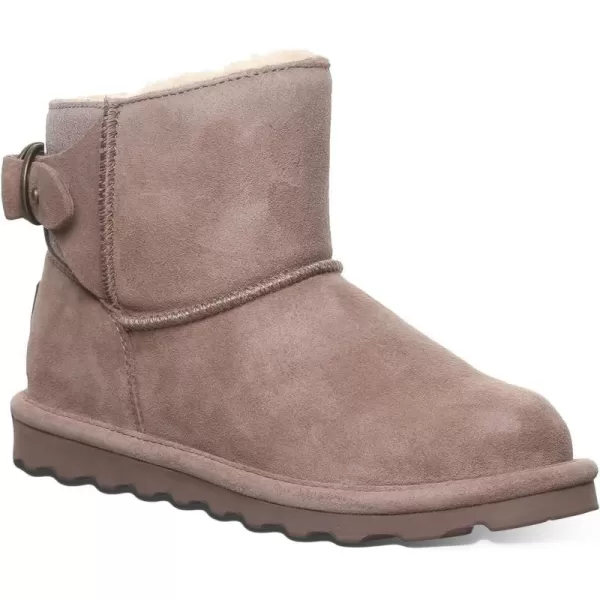 imageBEARPAW Womens Betty Multiple Colors  Womens Ankle Bootie  Womens Slip On Boot  Comfortable Winter BootTaupe Caviar