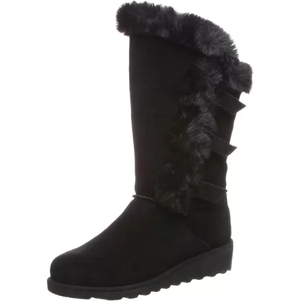 imageBEARPAW Womens Genevieve Multiple Colors  Womens Boot Classic Suede  Womens Slip On Boot  Comfortable Winter BootBlack