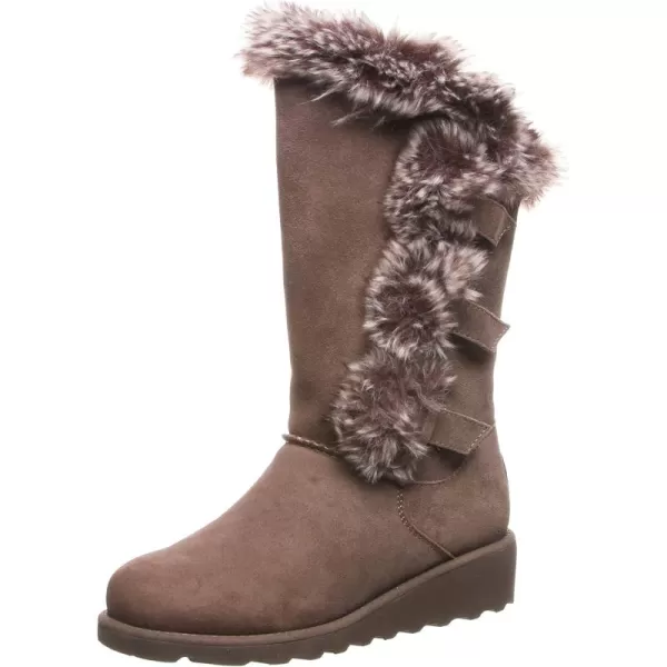 imageBEARPAW Womens Genevieve Multiple Colors  Womens Boot Classic Suede  Womens Slip On Boot  Comfortable Winter BootSeal Brown