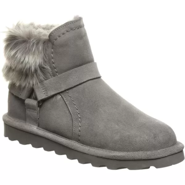 imageBEARPAW Womens Konnie Multiple Colors  Womens Classic Boot  Womens Pull On Boot  Comfortable Winter BootGray Fog
