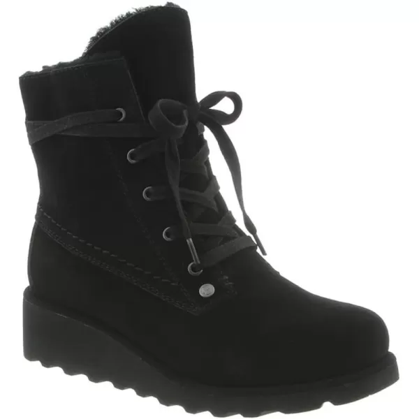 imageBEARPAW Womens Krista Multiple Colors  Womens Boot Classic Suede  Womens Slip On Boot  Comfortable Winter BootBlack