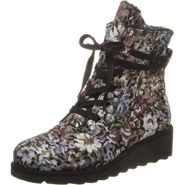 imageBEARPAW Womens Krista Multiple Colors  Womens Boot Classic Suede  Womens Slip On Boot  Comfortable Winter BootBlack Black Print 004