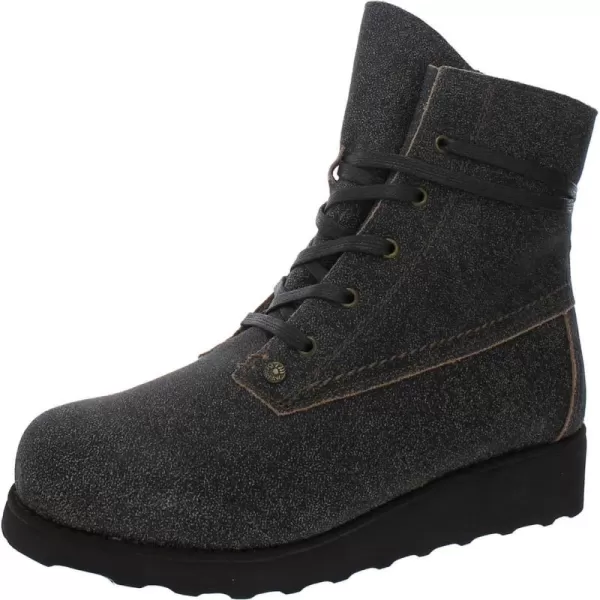 imageBEARPAW Womens Krista Multiple Colors  Womens Boot Classic Suede  Womens Slip On Boot  Comfortable Winter BootChestnut Distressed