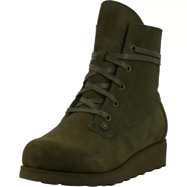 imageBEARPAW Womens Krista Multiple Colors  Womens Boot Classic Suede  Womens Slip On Boot  Comfortable Winter BootDark Olive