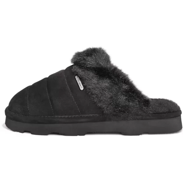 imageBEARPAW Womens Loki Style Quilted Slippers  3053W Jordyn  Cozy IndoorOutdoor House ShoeBlack