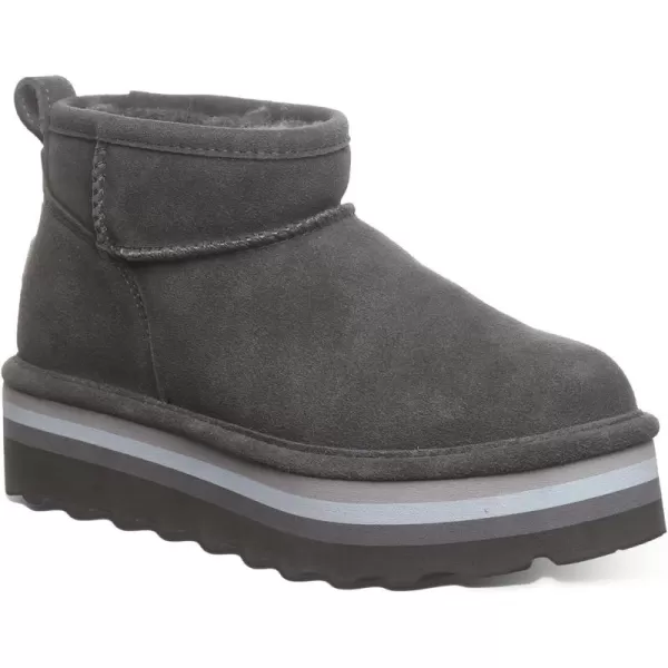 imageBEARPAW Womens Retro Shorty Boot  Womens Ankle Boot  Comfortable Winter BootGraphite