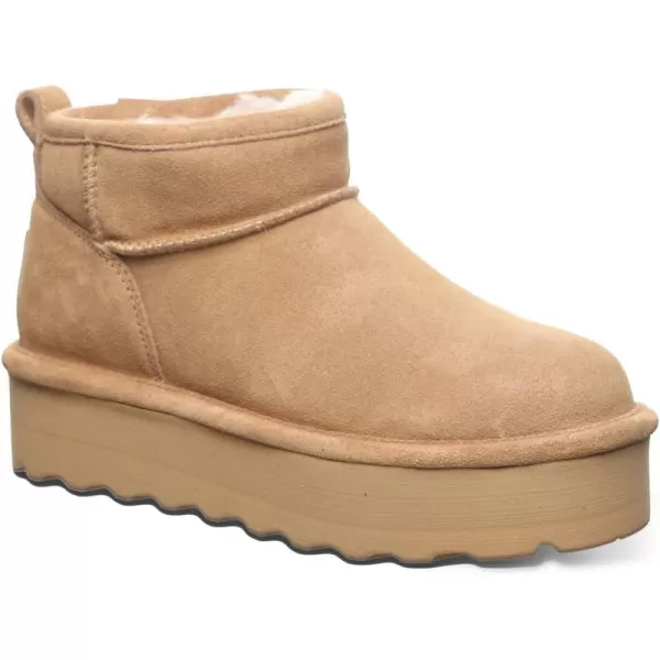 imageBEARPAW Womens Retro Shorty Boot  Womens Ankle Boot  Comfortable Winter BootIced Coffee Solid