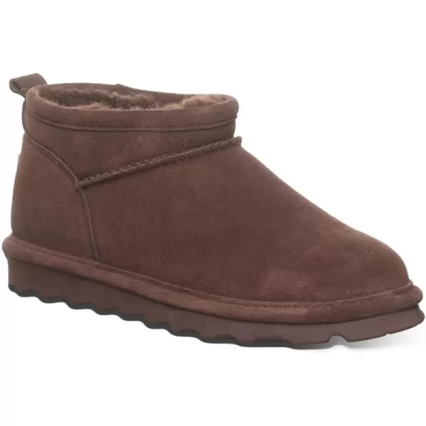 imageBEARPAW Womens Super Shorty Boot  Womens Ankle Boot  Womens Slip On Boot  Comfortable Winter Boot  Multiple Colors ampamp SizesWalnut